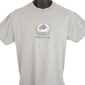 Vintage Planet Hollywood T Shirt Mens Size Medium Gray Myrtle Beach